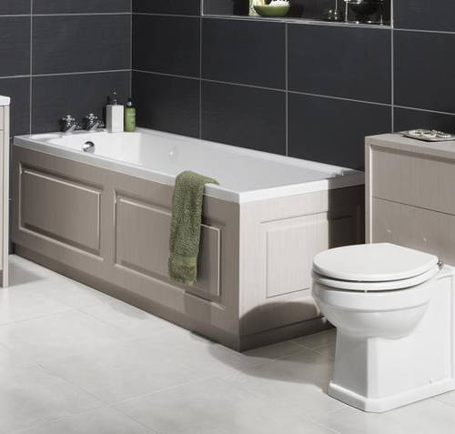 Example image of Old London York Front Bath Panel 1700mm (Grey).