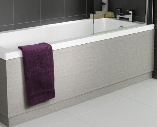 Larger image of Hudson Reed Memoir 1500mm Side Bath Panel & Plinth (Blonde Oak).