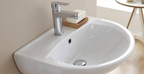 Example image of Premier Pandora Bathroom Suite With Toilet, 450mm Basin (1TH).