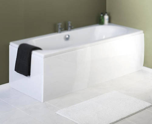 Larger image of Crown Bath Panels Side & End Bath Panel Pack (White, 1500x750mm).
