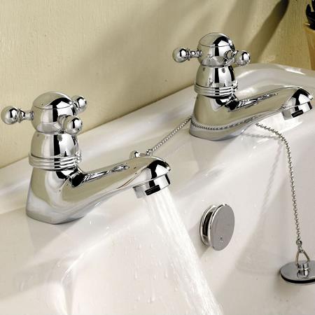 Example image of Monet Basin taps (pair, ceramic valves)