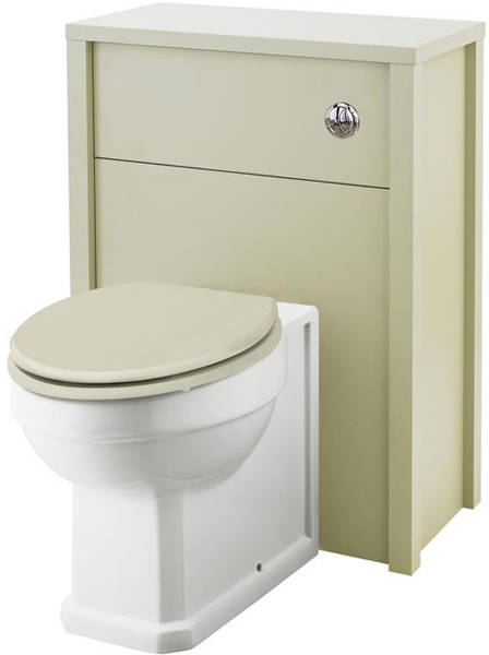 Example image of Old London Furniture 800mm Vanity & 600mm WC Unit Pack (Pistachio).