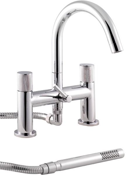 Larger image of Ultra Laser Bath Shower Mixer With Swivel Spout And Shower Kit.