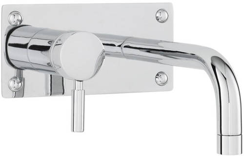 Larger image of Hudson Reed Tec Wall Mounted Bath Filler Tap (Chrome).