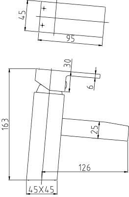 Technical image of Ultra Prospa Waterfall Basin & Bath Filler Tap Set (Chrome).