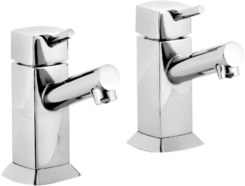 Larger image of Hudson Reed Kia Basin taps (pair)