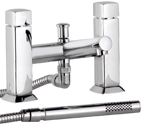 Larger image of Hudson Reed Jule Bath shower mixer with shower kit