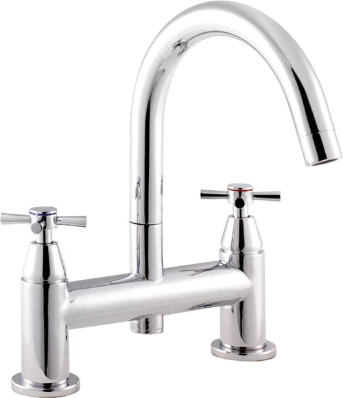 Larger image of Ultra Pixi X Head Bath Filler Tap With Swivel Spout.