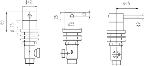 Technical image of Nuie Quest Freeflow Bath Filler With Pop Up Waste (Chrome).