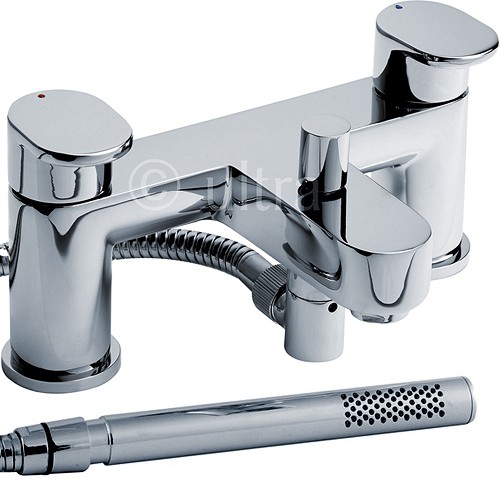 Larger image of Ultra Ratio Bath Shower Mixer Tap With Shower Kit (Chrome).