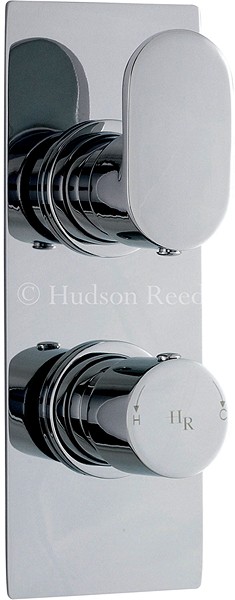 Larger image of Hudson Reed Reign 3/4" Twin Thermostatic Shower Valve With Diverter.