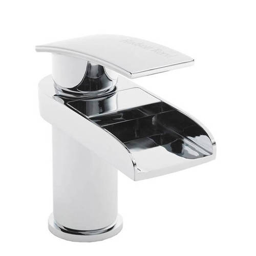 Larger image of Hudson Reed Rhyme Waterfall Basin Mixer Tap (Chrome).