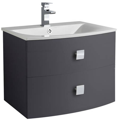 Example image of HR Sarenna Bathroom Furniture Pack 1 (Graphite).