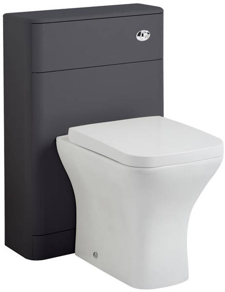 Example image of HR Sarenna Bathroom Furniture Pack 5 (LH, Graphite)