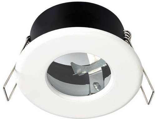 Example image of Hudson Reed Lighting 2 x Shower Spot Lights & Warm White LED Lamps (White).