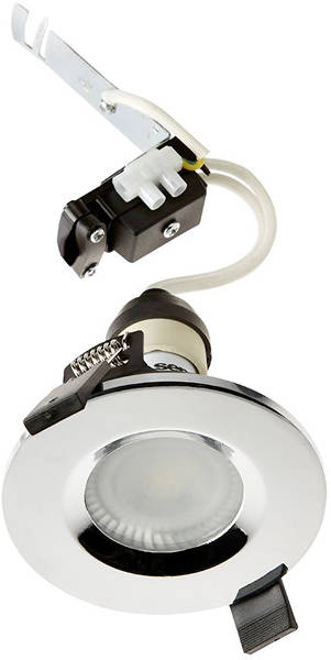 Example image of Hudson Reed Lighting 3 x Shower Spot Lights & Cool White LED Lamps (Chrome).