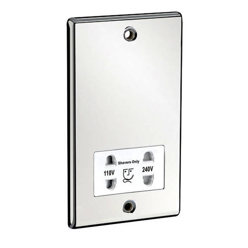 Example image of Shaver Dual Voltage Shaver Socket (Chrome).