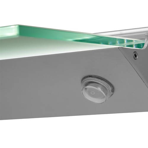 Example image of Hudson Reed Lighting Glass Shelf With LED Warm White Light (500x170mm).