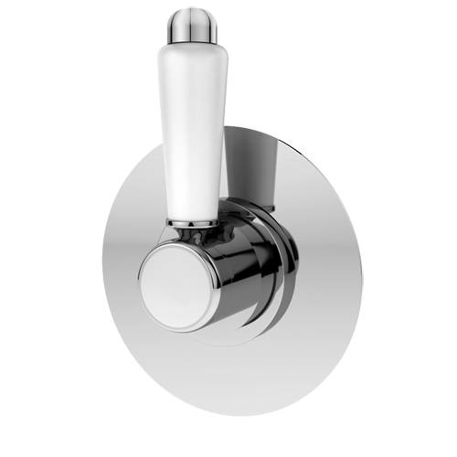 Larger image of Nuie Selby Concealed Diverter Valve (2/3/4 Way, Chrome).