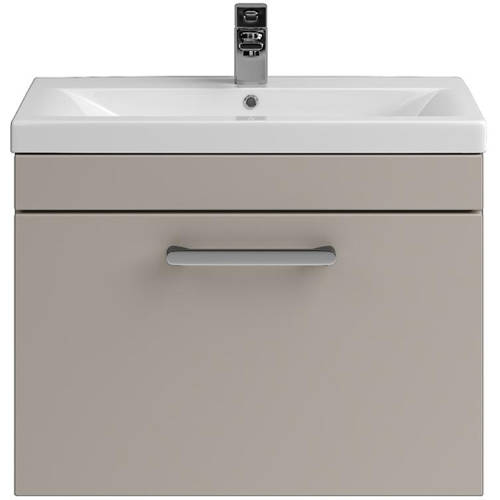 Larger image of Premier Shipton 600mm Wall Hung Vanity Unit & Basin Type 1 (Stone Grey).