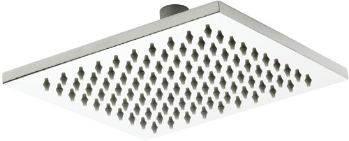 Larger image of Premier Showers Square Shower Head (200x200mm, Stainless Steel).
