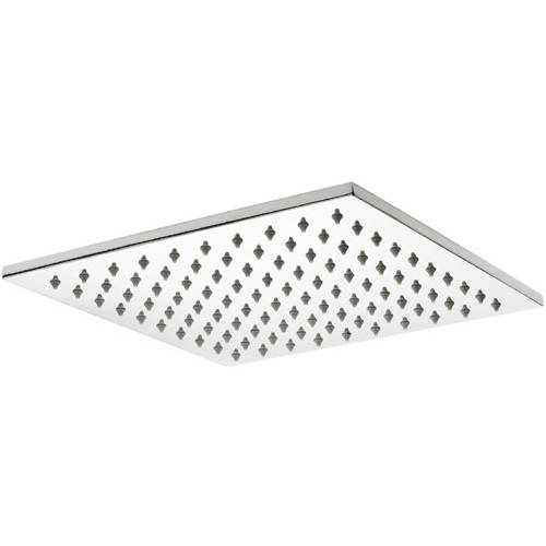 Larger image of Premier Showers Square Shower Head (300x300mm, Stainless Steel).