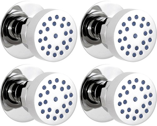 Larger image of Premier Showers 4 x Round Body Jets.