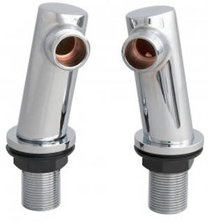 Larger image of Ultra Parts Round Minimalist Inlet Legs (Chrome).