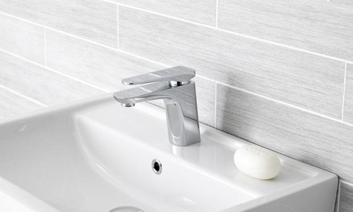 Example image of Hudson Reed Aspire Mono Basin Mixer Tap (Chrome).