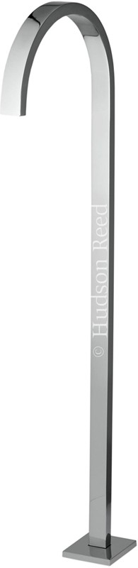 Larger image of Hudson Reed Tec Freestanding Bath Spout (Chrome).