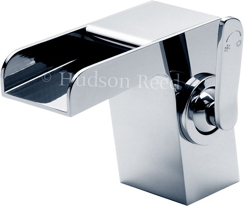 Larger image of Hudson Reed Tide Waterfall Basin Mixer Tap (Chrome).