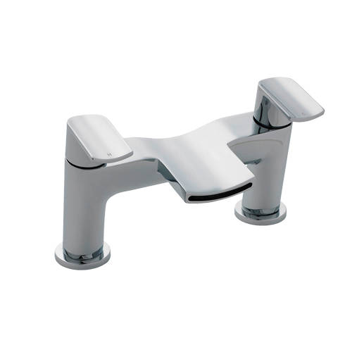Larger image of Nuie Mona Waterfall Bath Filler Tap (Chrome).