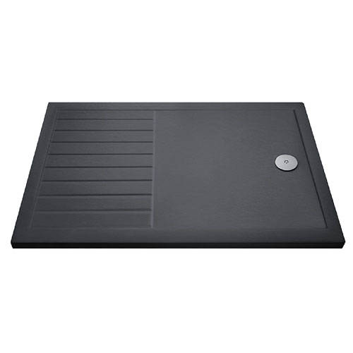 Larger image of Nuie Trays Wetroom Rectangular Shower Tray 1400x900mm (Slate Grey).