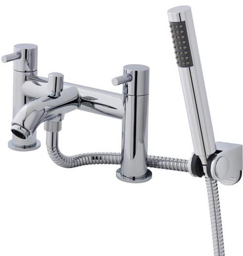 Larger image of Ultra Verity Bath Shower Mixer Tap With Shower Kit  (Chrome).