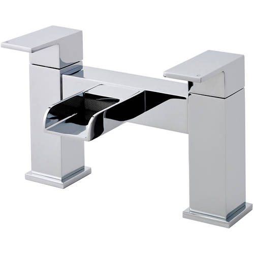 Larger image of Nuie Strike Waterfall Bath Filler Tap (Chrome).