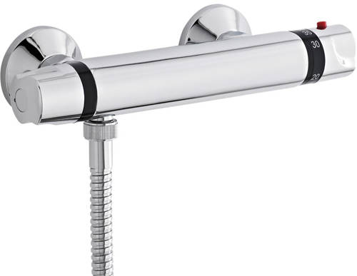 Larger image of Ultra Showers TMV2 Thermostatic Bar Shower Valve (Bottom Outlet).