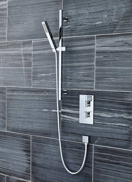 Larger image of Ultra Vibe Vibe Thermostatic Shower Valve & Water Saving Shower Kit.