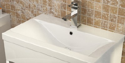 Example image of Premier Eden 1000mm Vanity Unit Suite With BTW Unit, Pan & Seat (White).