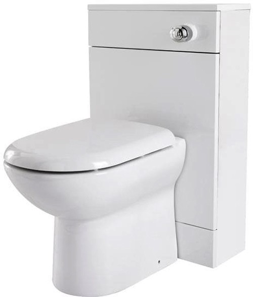 Example image of Premier Eden 800mm Vanity Unit Suite With BTW Unit, Pan & Seat (White).