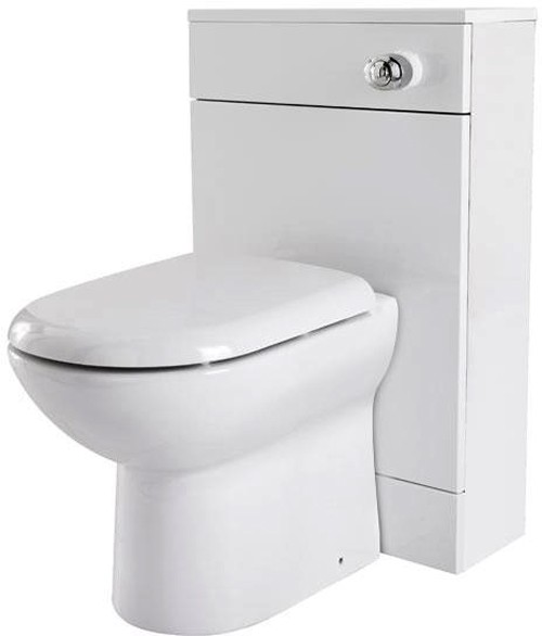 Example image of Premier Cardinal 800mm Vanity Unit Suite With BTW Unit, Pan & Seat (White).