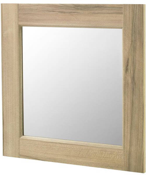 Example image of Old London Furniture 600mm Vanity & 600mm Mirror Pack (Walnut).