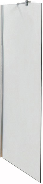Larger image of Hudson Reed Wet Room Glass Shower Screen & Arm (760x1950mm).