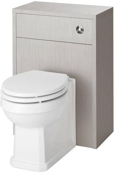 Example image of Old London York 600mm Vanity Unit & 500mm WC Unit Pack (Grey).