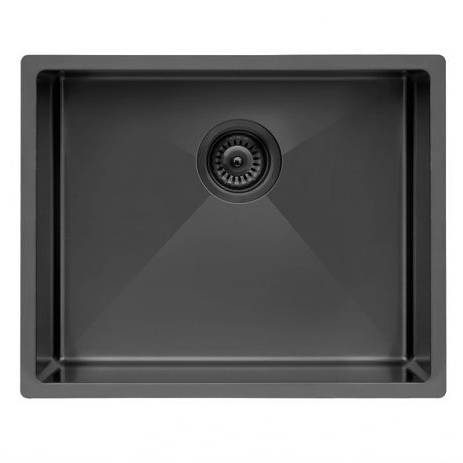 Larger image of UKINOX ColorX Undermount Kitchen Sink (550/450mm, Black).