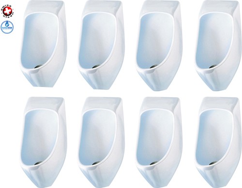Larger image of Waterless Urinal 8 x Eco Urinal With Trap & ActiveCube (Polycarbonate).