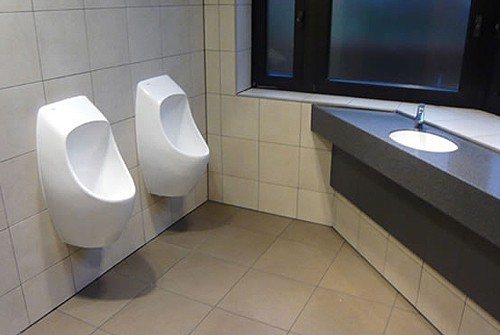 Example image of Waterless Urinal 2 x Ceramic Urinal With Trap & ActiveCube.