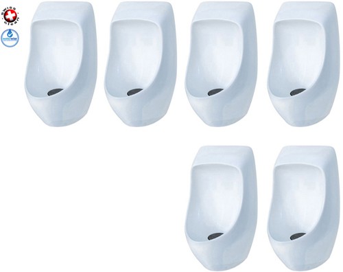Larger image of Waterless Urinal 6 x Ceramic Urinal With Trap & ActiveCube.