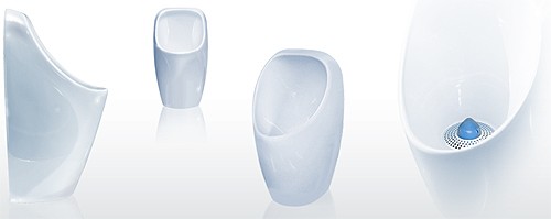 Example image of Waterless Urinal 1 x Ceramic Compact Urinal With Trap & ActiveCube.