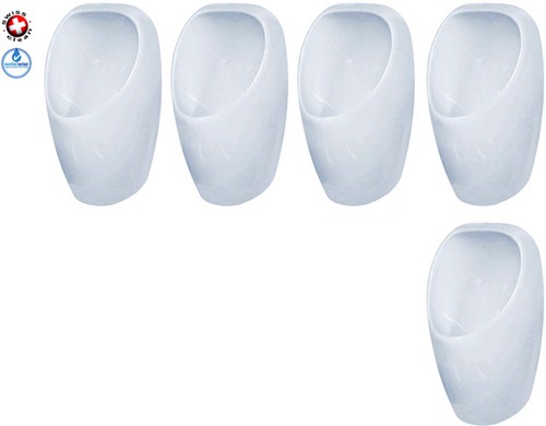 Larger image of Waterless Urinal 5 x Ceramic Compact Urinal With Trap & ActiveCube.