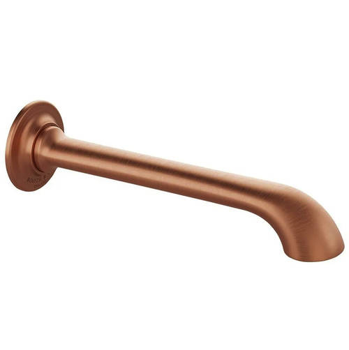 Larger image of Vado Axbridge Wall Mounted Bath Spout (Brushed Bronze).